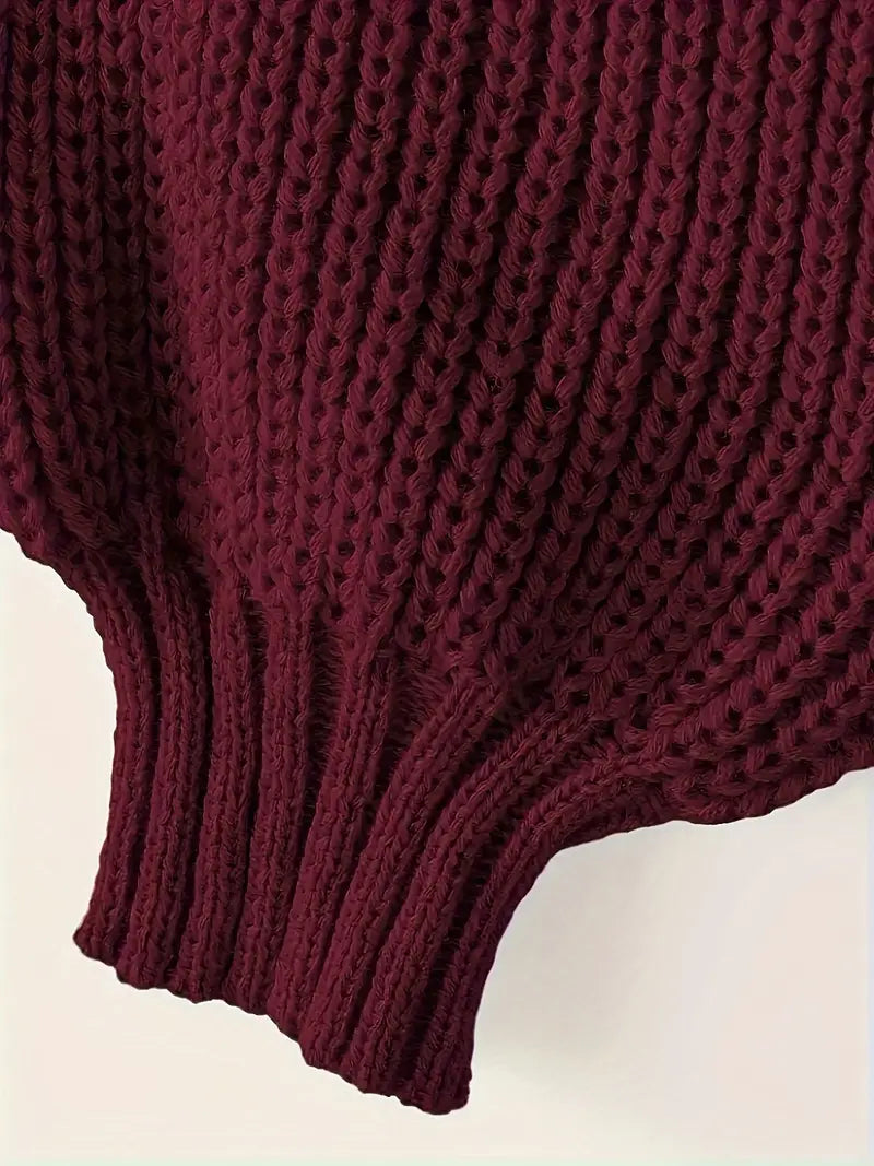 Fashionable Women's Cropped Sweater