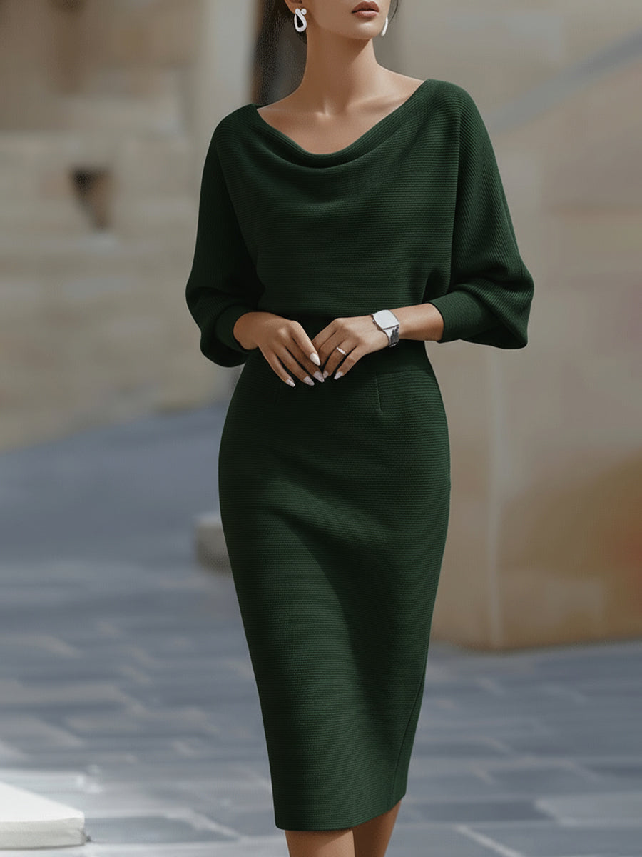 Chic Flowy Knee Length Dress