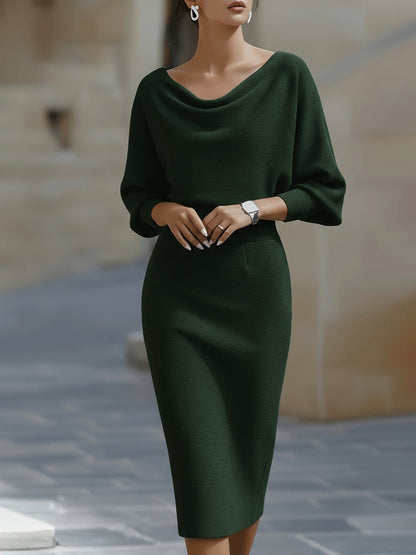 Chic Flowy Knee Length Dress