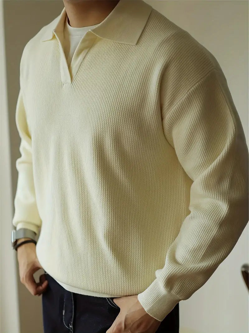 Classic Fit Long-Sleeve Polo Shirt