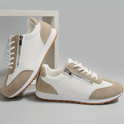 Women's Comfortable Patchwork Low Top Sneakers Casual Shoes