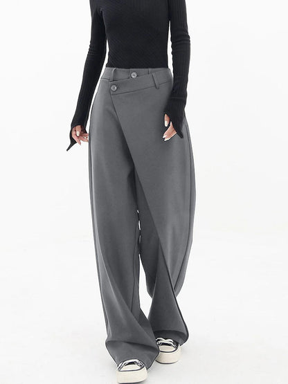 Women's Trousers Layered Waistband