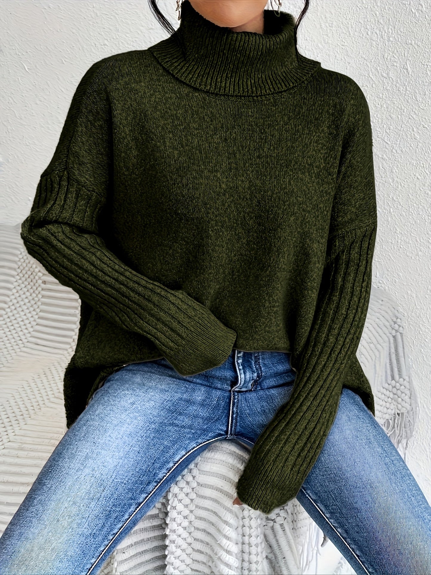 Soft Knitted Pullover Sweater