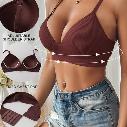 Women's Slim Push-Up Bra Breathable Anti-Slip Design