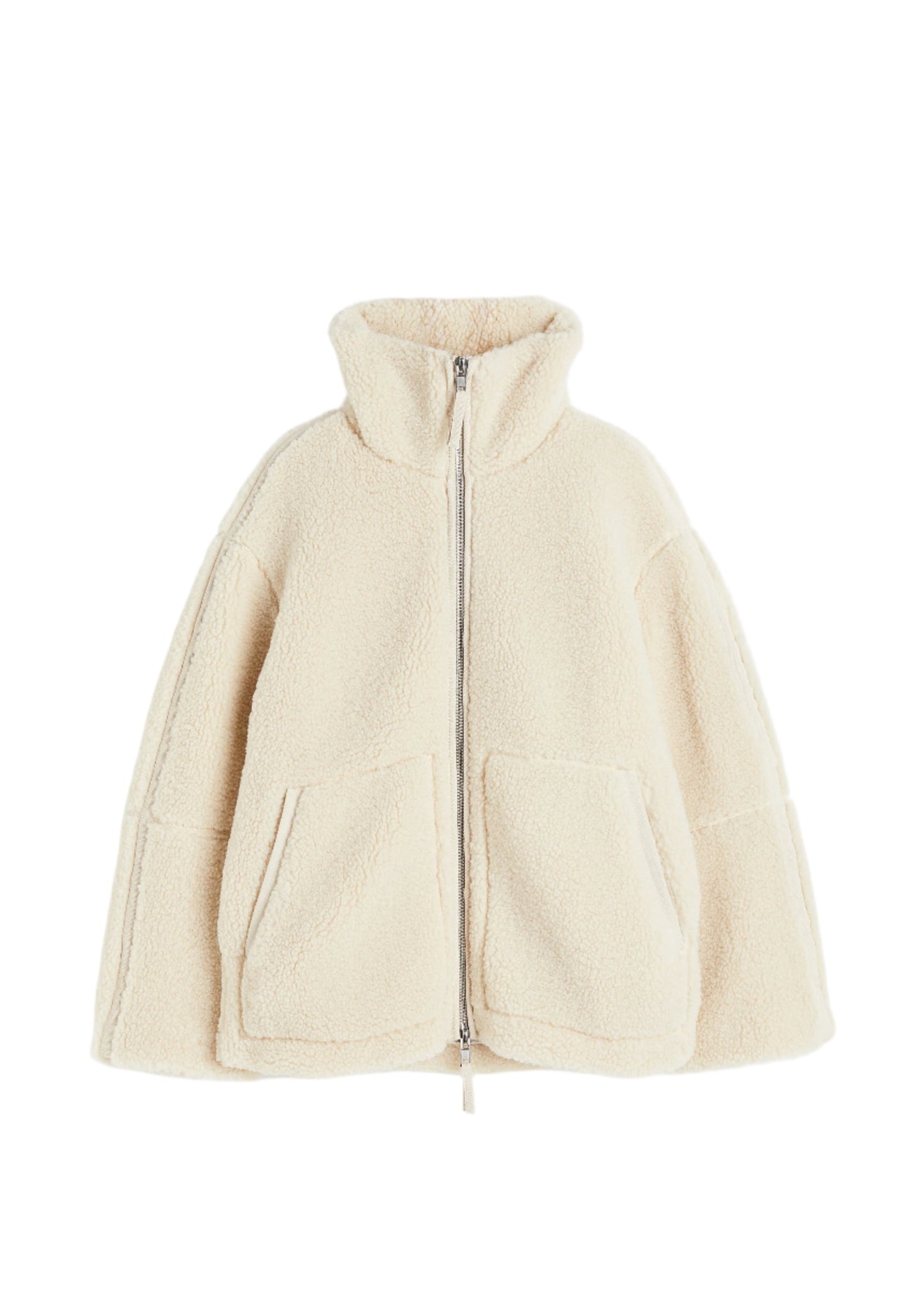 Oversized Sherpa Fleece Jacket Ultra Soft For Cold Weather