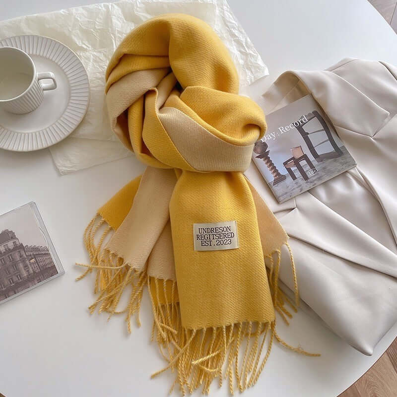 Women's Reversible Soft Silk Scarf