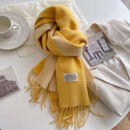 Women's Reversible Soft Silk Scarf