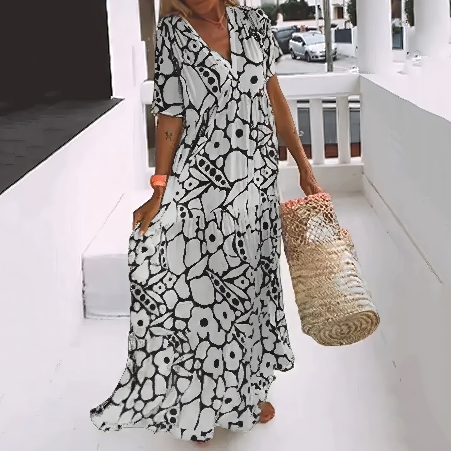 Trendy Floral Sundress