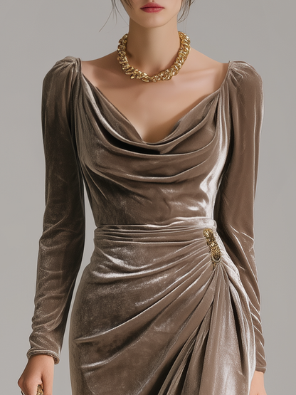 Chic Knee Length Party Dress