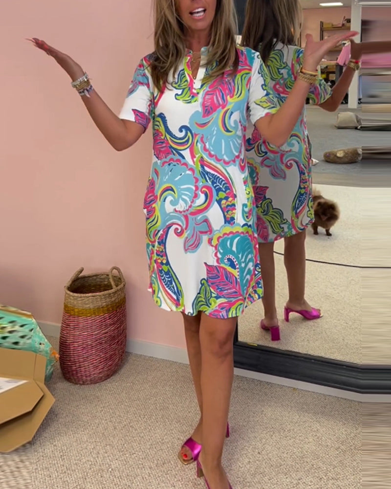 Vintage Mini A-Line Dress - VibreMode