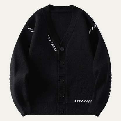 Hawthorne Men's Knit Cardigan Sweater Button Front