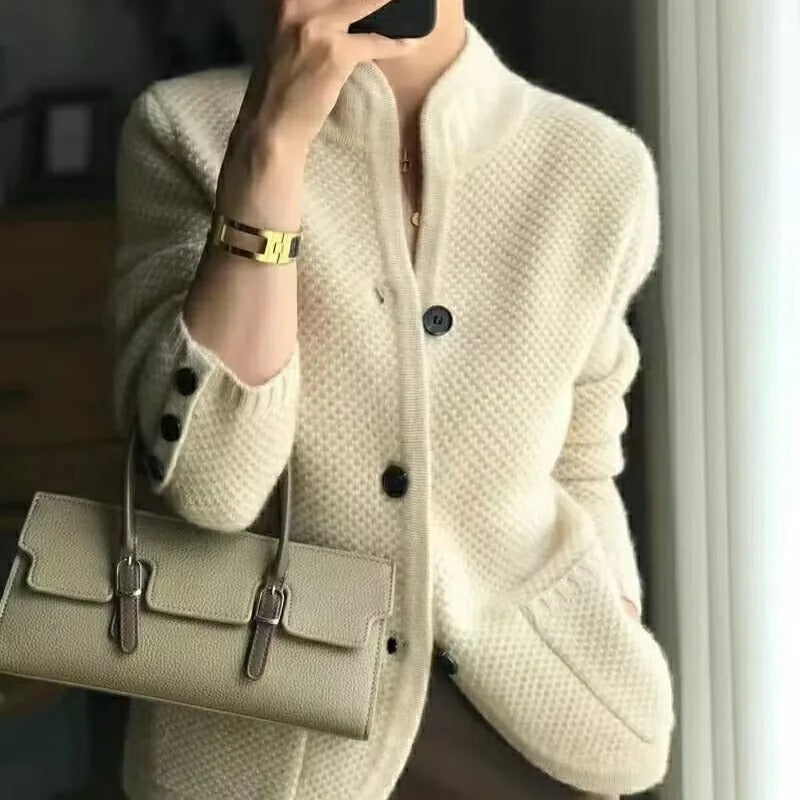Women's Cashmere Turtleneck Sweater Autumn - VibreMode