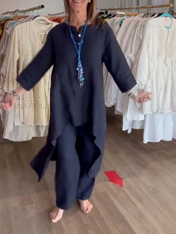 Women's Linen Pantsuit