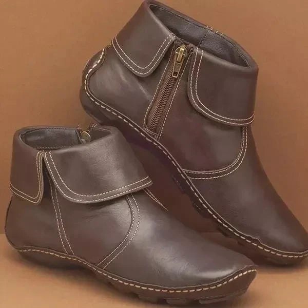 Comfortable Women's Low Heel Ankle Boots