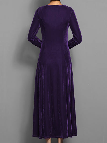 Women's Long Sleeve Maxi Dress