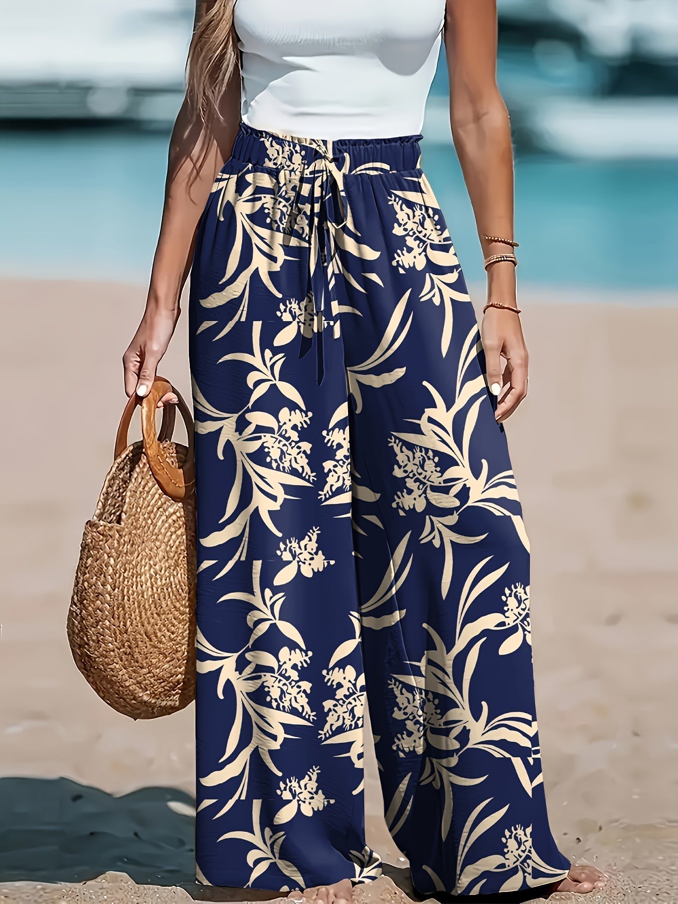 Comfortable Loose Fit Summer Pants - VibreMode