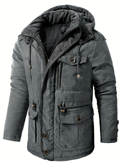 Men's Thick Padded Winter Jacket Outdoor