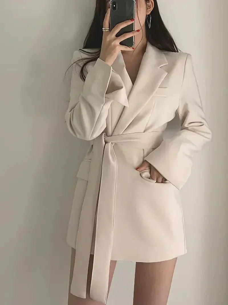 Women's Blazer Coat Wool Versatile