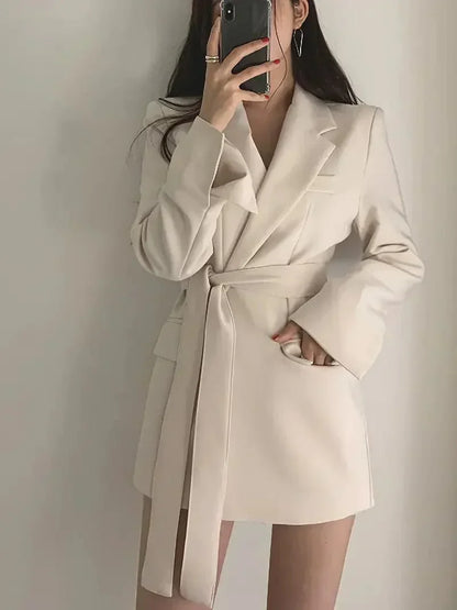 Women's Blazer Coat Wool Versatile