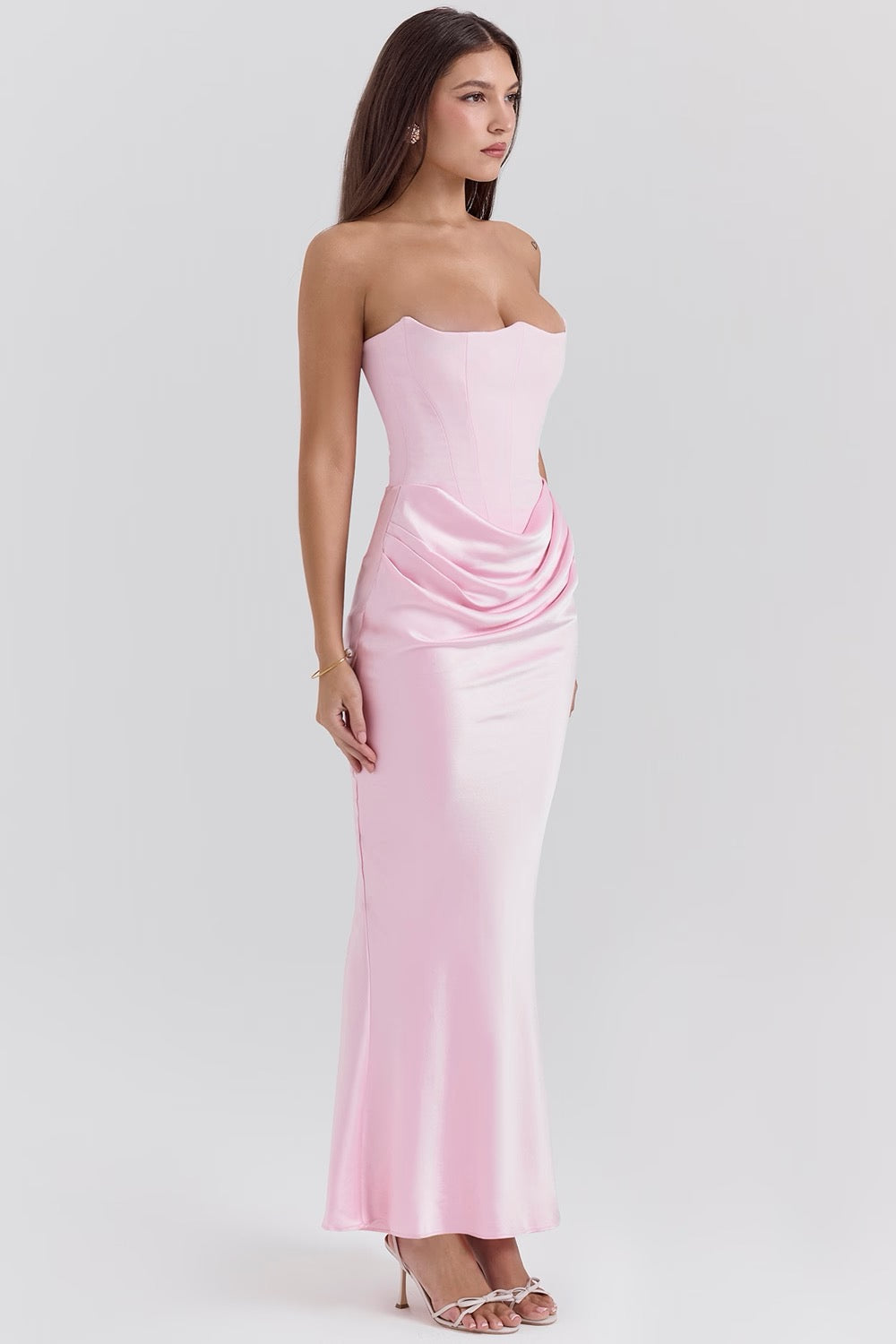 Elegant Lace Off Shoulder Formal Evening Dress