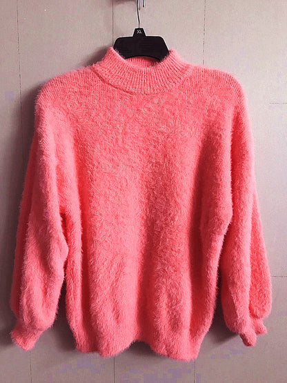 Women's Mohair Turtleneck Sweater