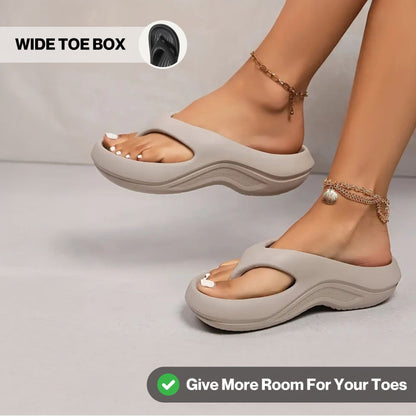 Comfortable Womens Foam Flip Flop Beach Shoes