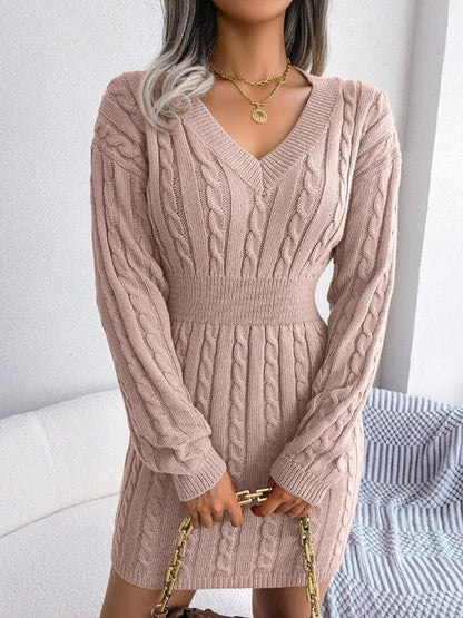 Comfortable V Neck Maxi Dress