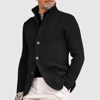 Men's Hooded Knitted Cardigan