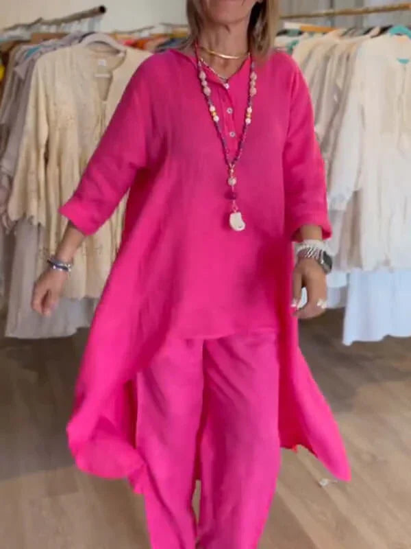 Women's Linen Pantsuit