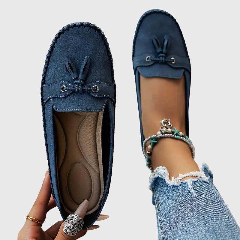 Cozy Slip On Leather Loafers