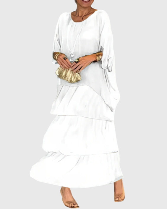 Boho Chic Flowy Maxi Dress for Women