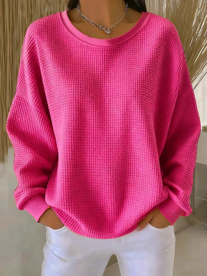 Knitted Crew Neck Sweater
