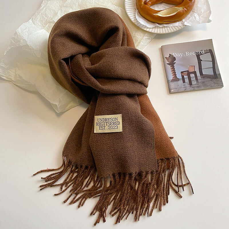Women's Reversible Soft Silk Scarf
