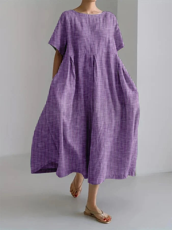 Women's Casual Long Dress Comfortable Retro Style