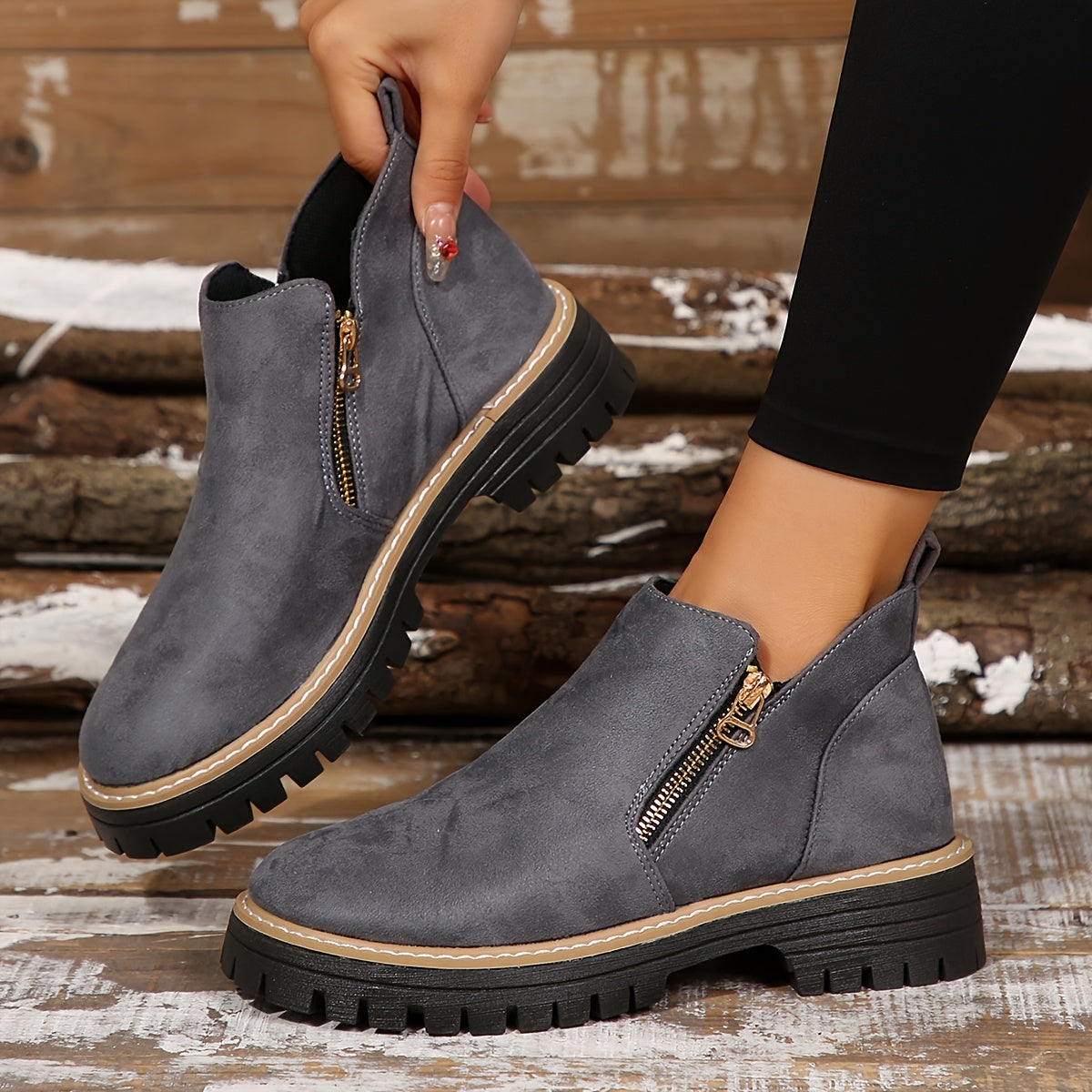 Comfortable Women's Ankle Boots with Arch Support