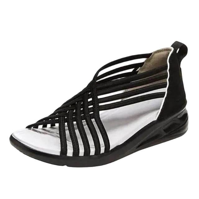 Women's Platform Sandals Strapped Open-Toe - VibreMode