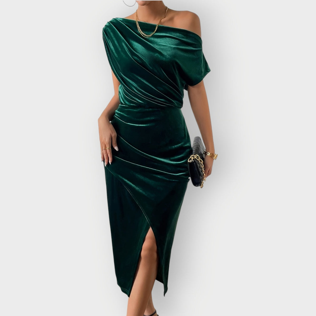 Women's Off Shoulder Midi Dress