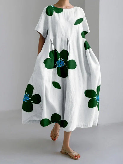 Bright Floral Maxi Dress for Women