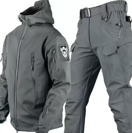Men's Multi Pocket Jacket and Pants Set