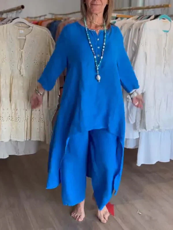 Women's Linen Pantsuit