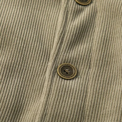 Men's Corduroy Sherpa Jacket Warm Winter Tan
