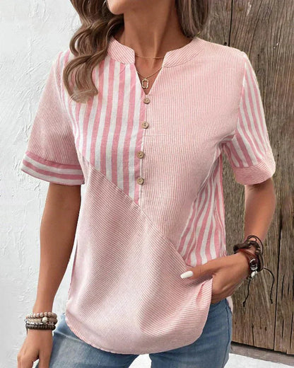 Women's Soft Striped Blouse - VibreMode