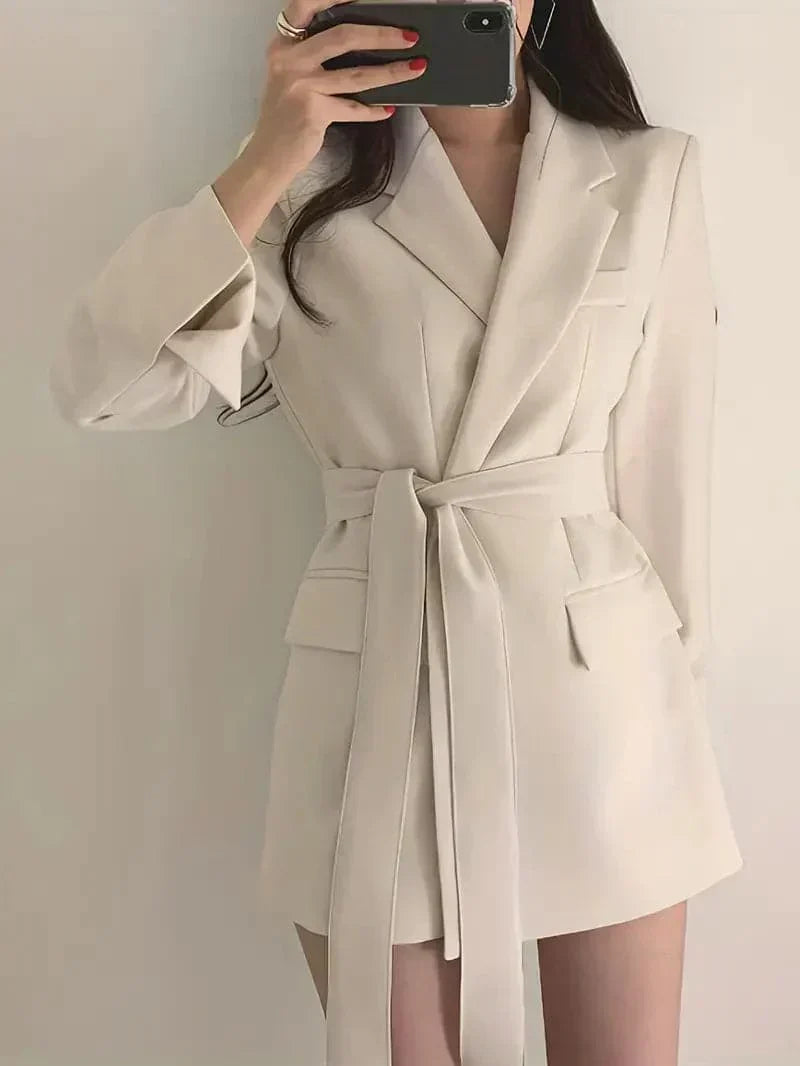 Women's Blazer Coat Wool Versatile