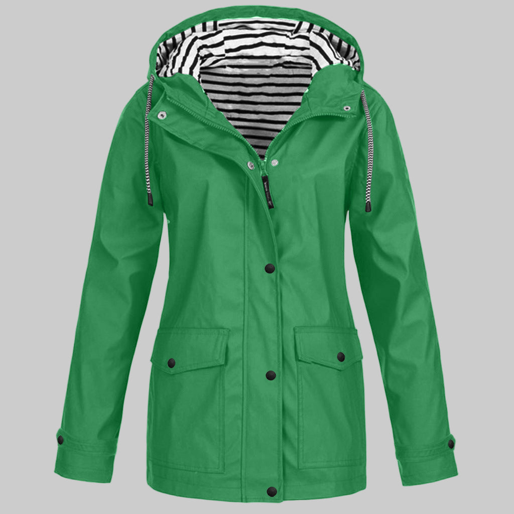 Women's Water Resistant Windbreaker Jacket