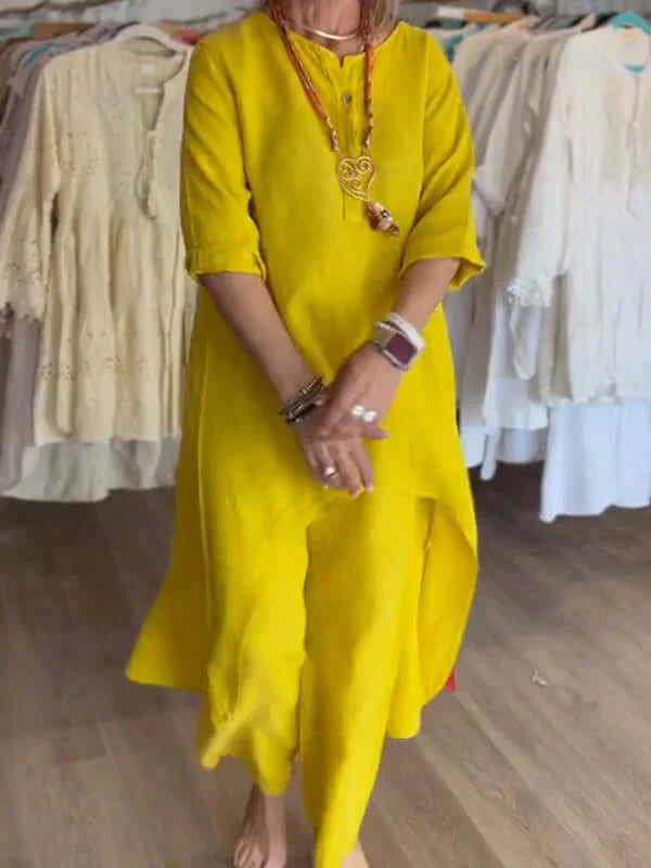 Women's Linen Pantsuit