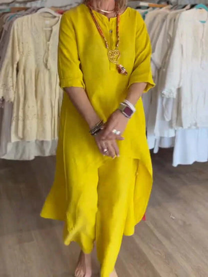 Women's Linen Pantsuit