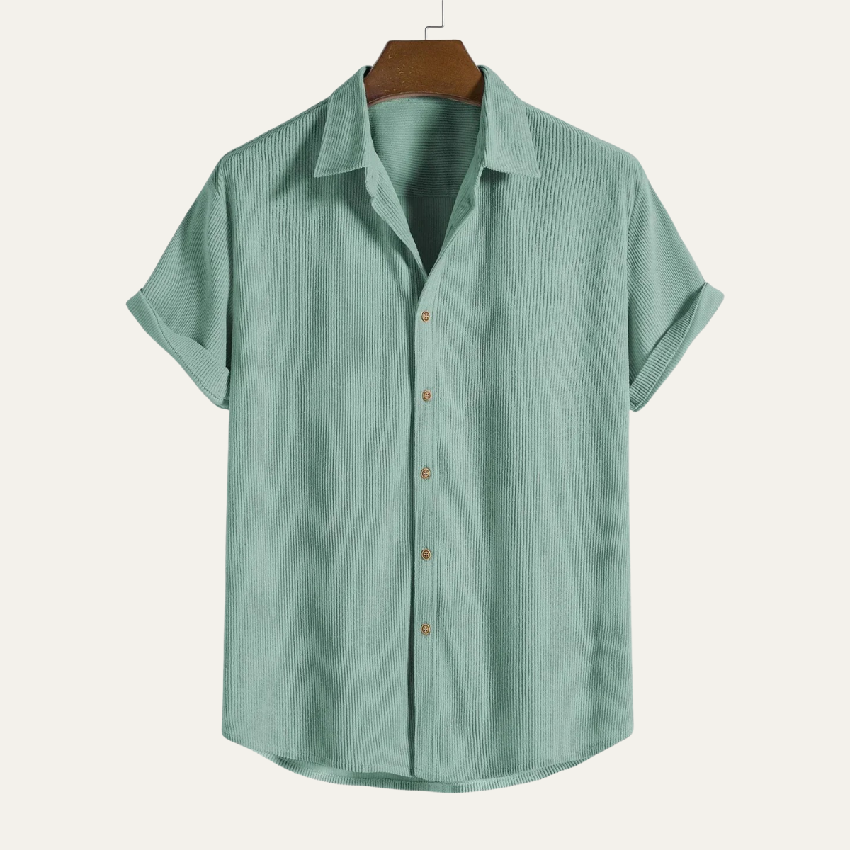 Men's Corduroy Shirt Modern Casual Button Up