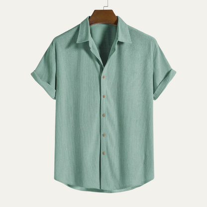 Men's Corduroy Shirt Modern Casual Button Up