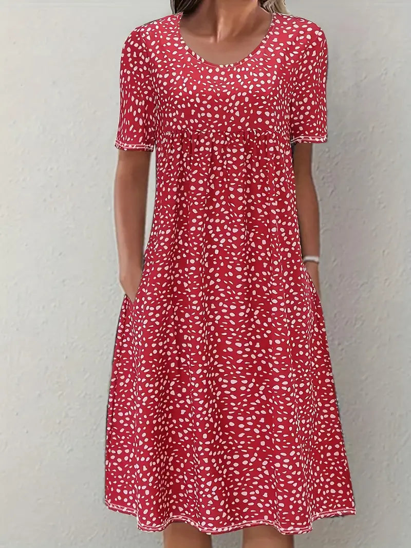 Beautiful Ladies' Flowy Evening Gown Dress - VibreMode