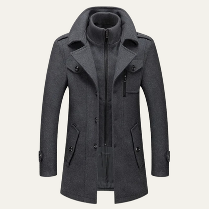 Men's Wool Blend Winter Coat